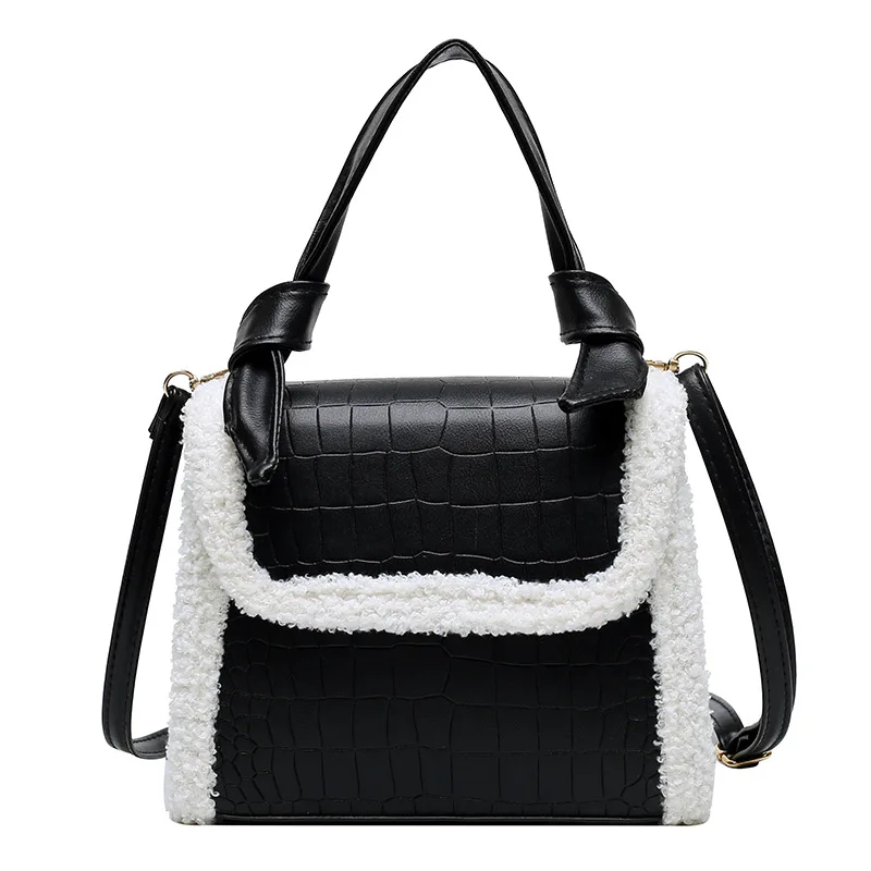

Women's Bag 2021 New Portable Crocodile Pattern Messenger Shoulder Bag Fashion Retro Small Square Bags For Women