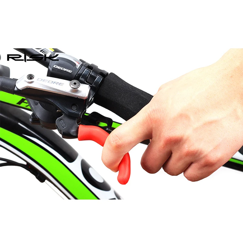 1 пара риск силикагель Велосипедный тормозной рычаг протектор велосипед