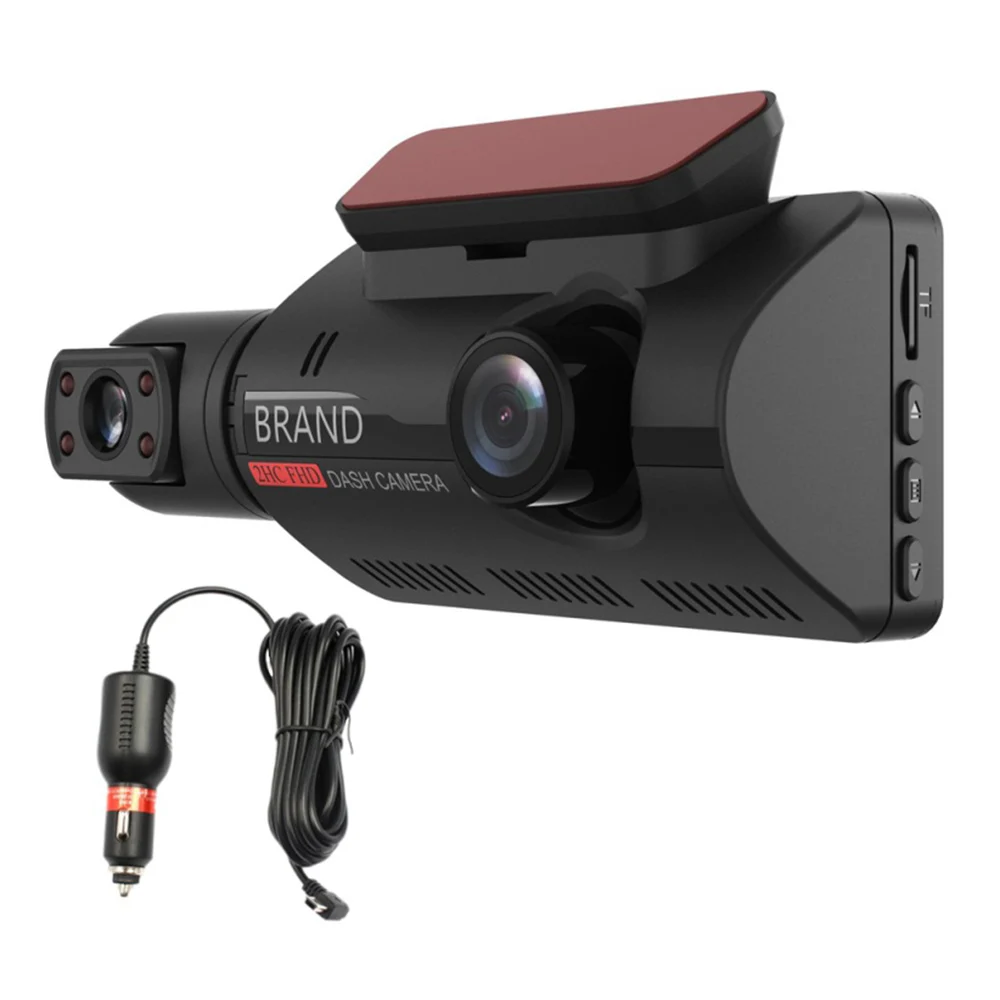 

Car Driving Dash Camera DVR Camera Dash Cam Dual Record Hidden Video Recorder 1080P Night Vision Parking Monitoring DashCam