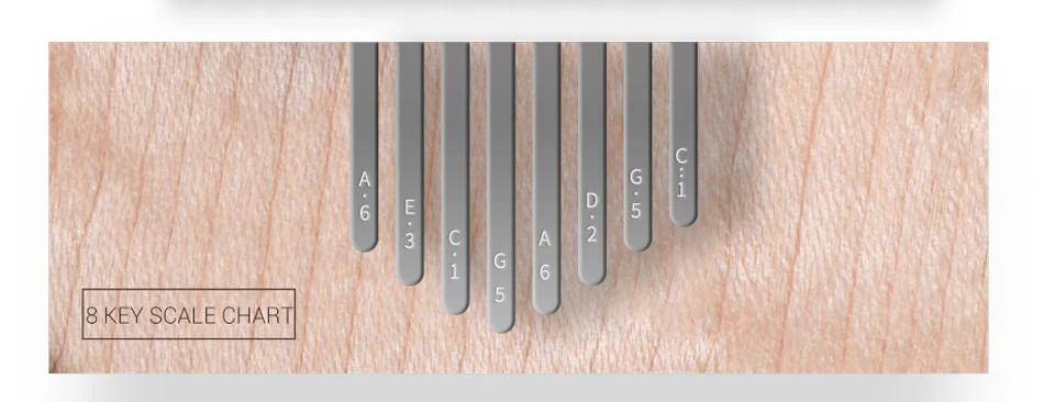 Калимба из массива древесины кедра 8 клавиш мини пальцевое пианино калимба