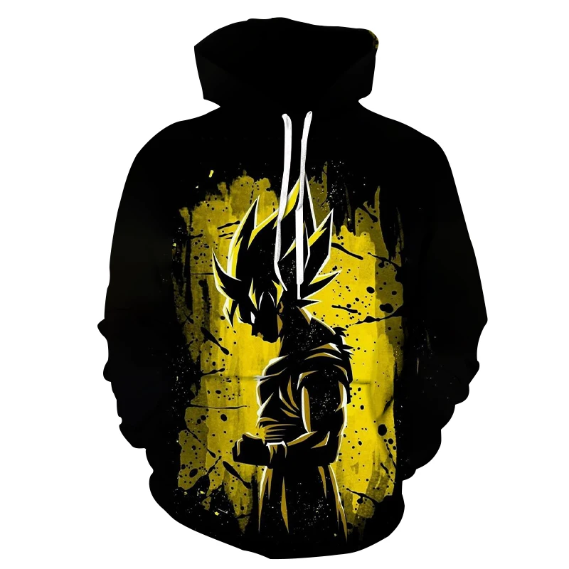 

Anime Hoodies Men/women Fashion Hot High Quality Streetwear Angry Goku 3D Print Men's Hoodie Sweatshirts Harajuku Pullovers Coat