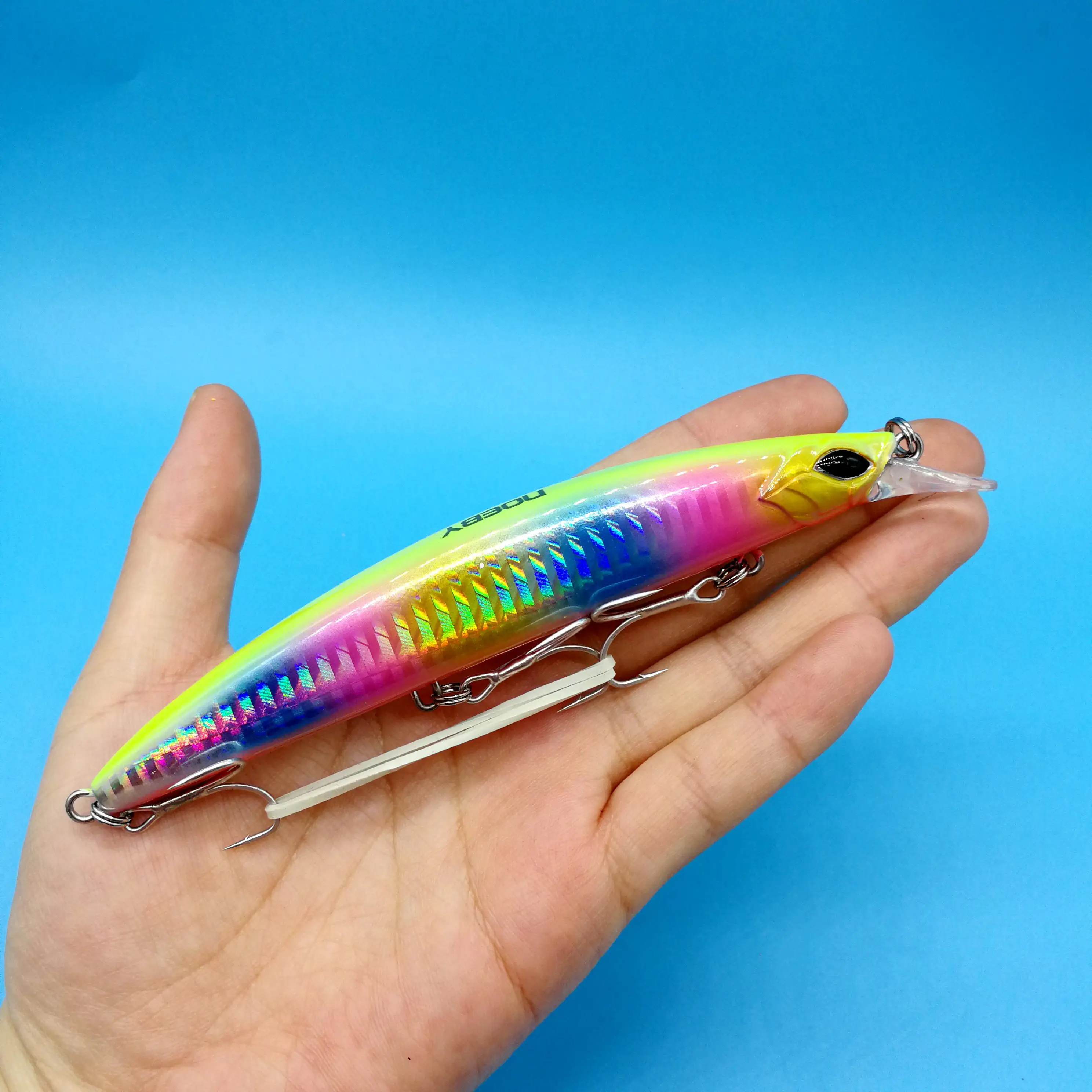 

NOEBY 7PCS/Lot NBL9498 Floating Minnow Fishing Lure 23g/130mm Three Treble Hooks Swimbaits wobblers Lure
