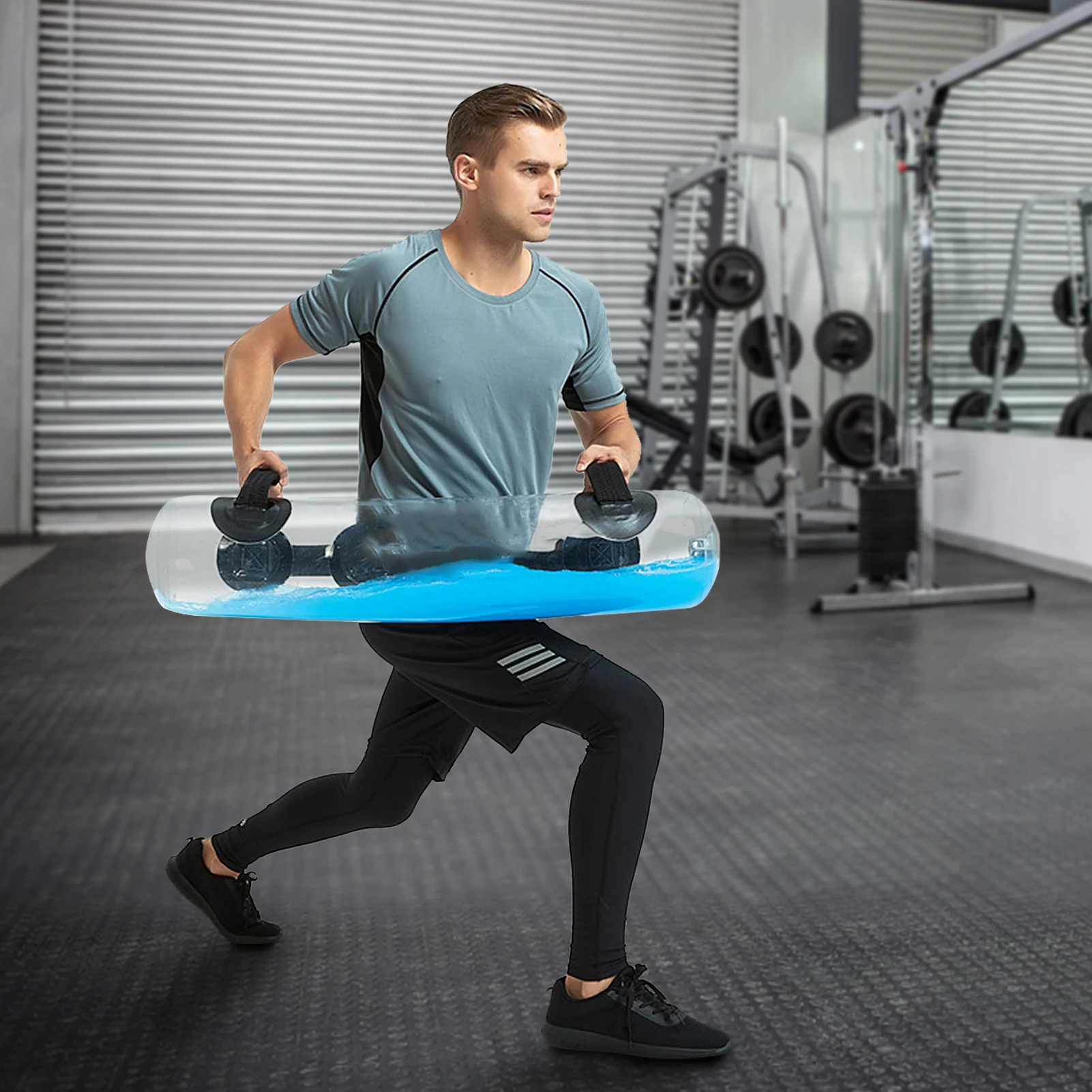 

Fitness Equipment 25kg 55lb Water Aqua Bag Weight Training Bags For Men Gym Workout Muscle Building Equipment