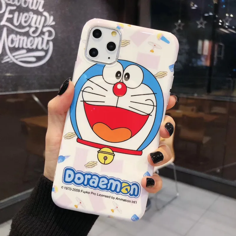 360 Doraemon Передний + задний корпус телефона для iPhone11 Pro Xsmax XR закаленное стекло