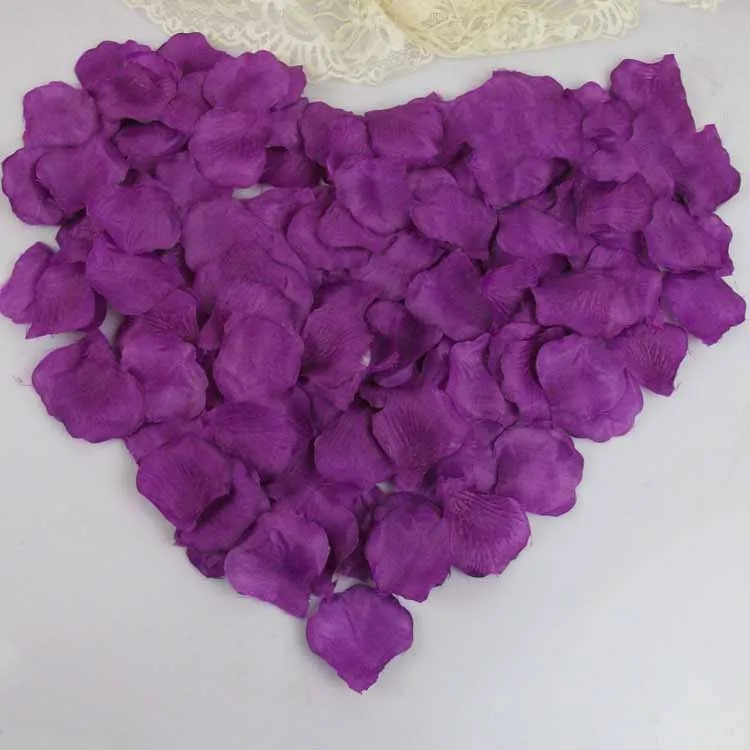 Dressv розовые нетканые лепестки свадебное украшение искусственные цветы домашний