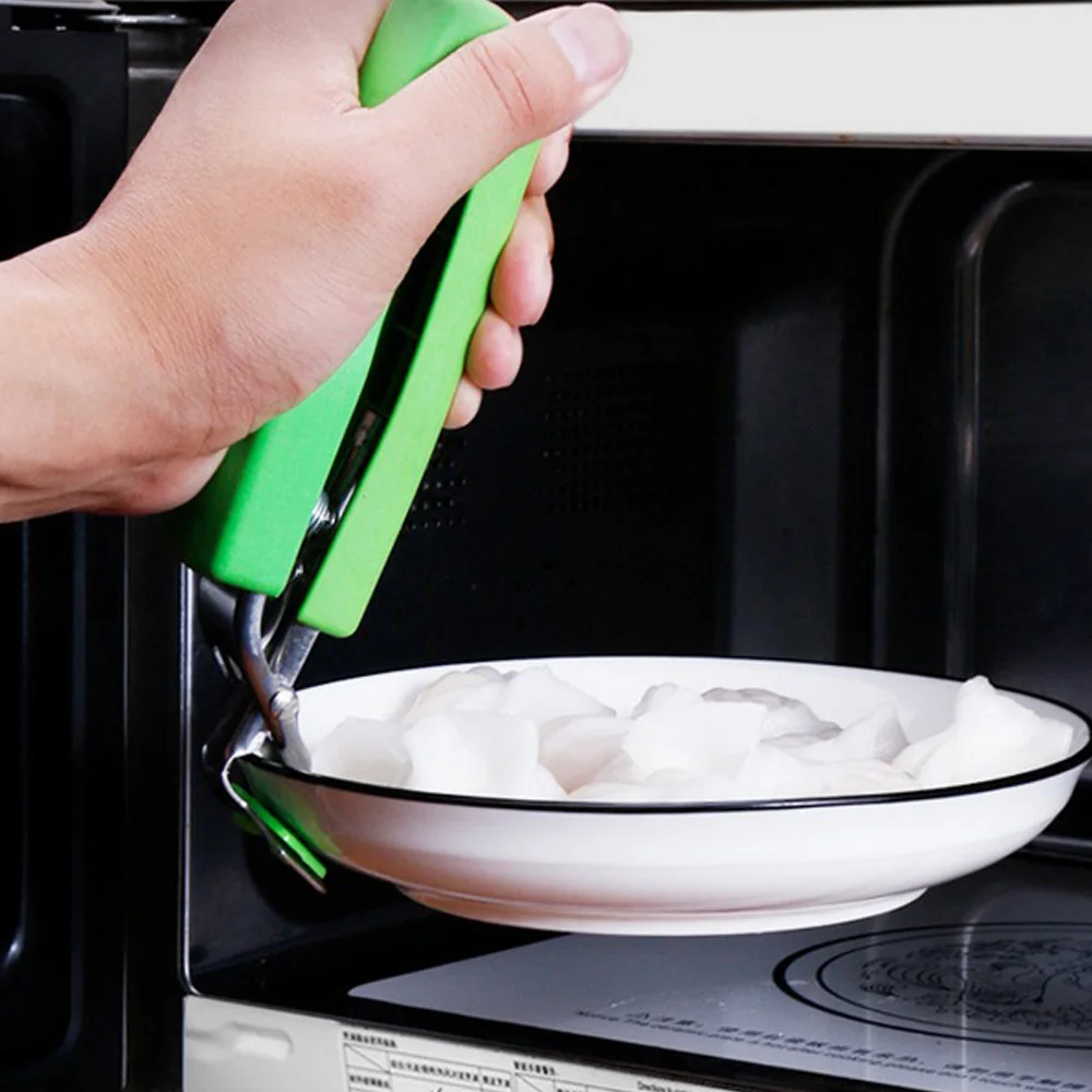 

Kitchen Multifunctional Anti-scald Bowl ClipTray Holder High Temperature Resistant Non-slip Tray Holder Practical Kitchen Tools