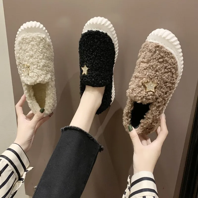 Лоферы женские без шнуровки повседневная прогулочная обувь модные уличные