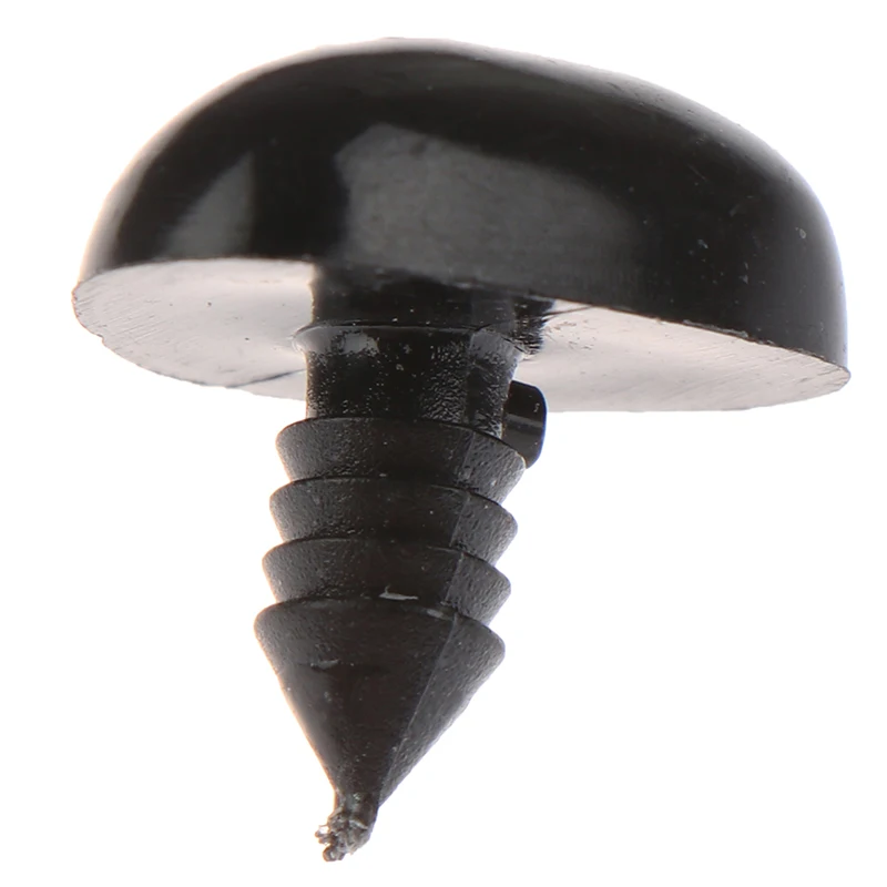 

10Pcs/bag Black Oval Accessories Oblong Bear Stuffed Toys Snap Animal With Plug Washers DIY Craft Doll Safety Nose Eyes