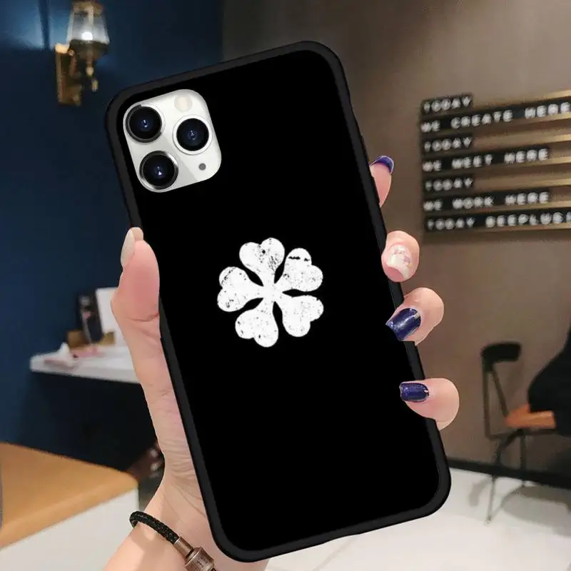 

Black Clover cool horror anime Phone Case for iPhone 11 12 pro XS MAX 8 7 6 6S Plus X 5S SE 2020 XR