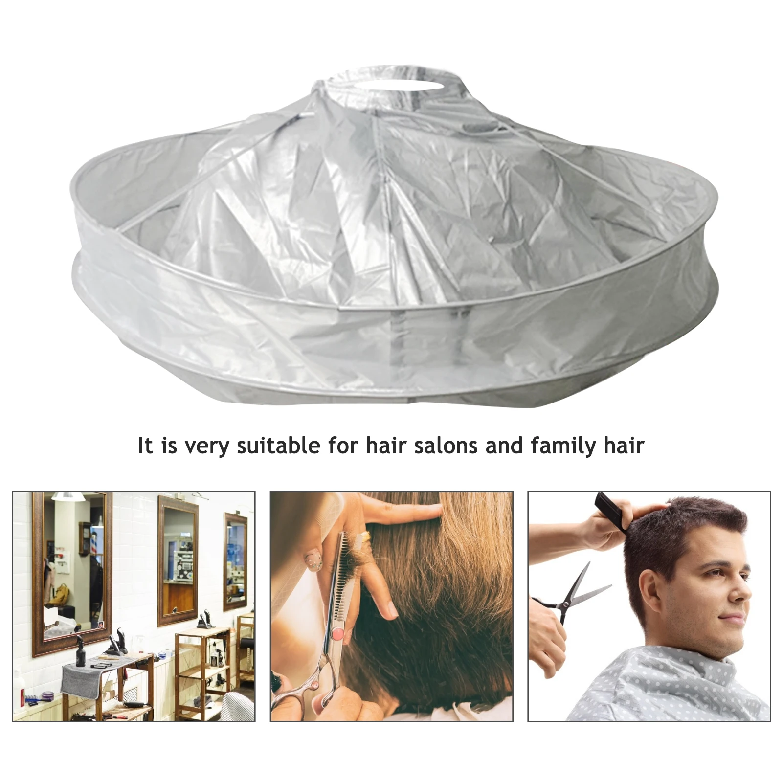 

Hair Accessories 2pc Hair Warp DIY Hair Cutting Cloak Umbrella Cape Salon Barber Home Hairdressing Cape Cover Cloth