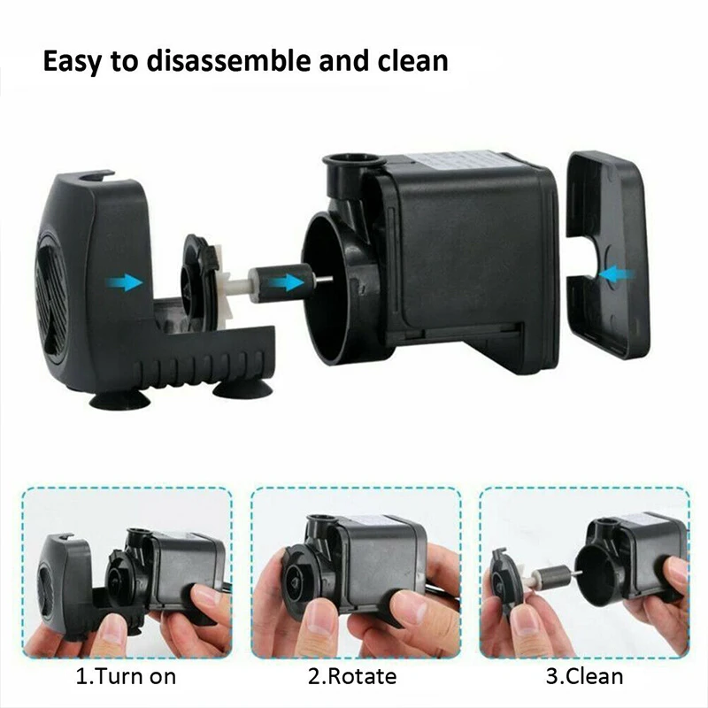 Погружной водяной фонтан 15 Вт с 12 Светодиодный светильник аквариума пруда