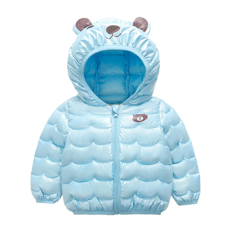 

Children's Cotton-padded Clothes Autumn and Winter New Baby Cute Cartoon Down Jackets Boys and Girls Keep Warm Ccoat Kids Jacket