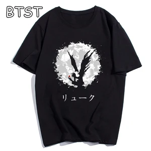 Футболка мужская хлопковая, черная, с надписью смерти в стиле Харадзюку, большого размера, размеры XS до 3XL