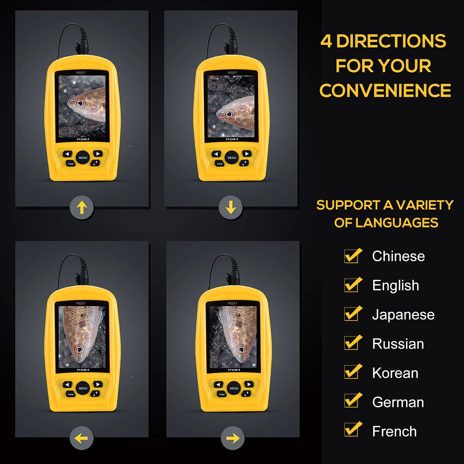 Цена Камера для подводной рыбалки с цветным ЖК-дисплеем 3,5 дюйма