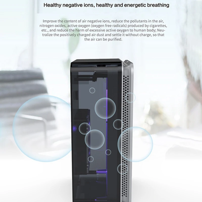

Negative Ion Air Purifier Home Office Air Purifier Ultraviolet Desktop Air Purifier