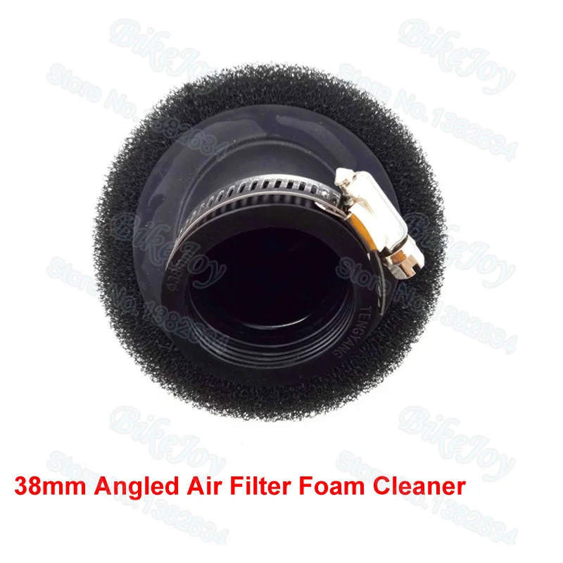 Угловой воздушный фильтр 38 мм губчатый черный очиститель для 110 125 cc CRF KLX питбайка