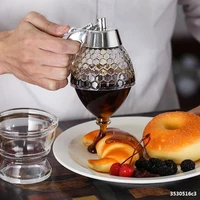 squeeze bottle honey jar container bee drip dispenser kettle storage pot stand holder juice syrup cup kitchen accessories