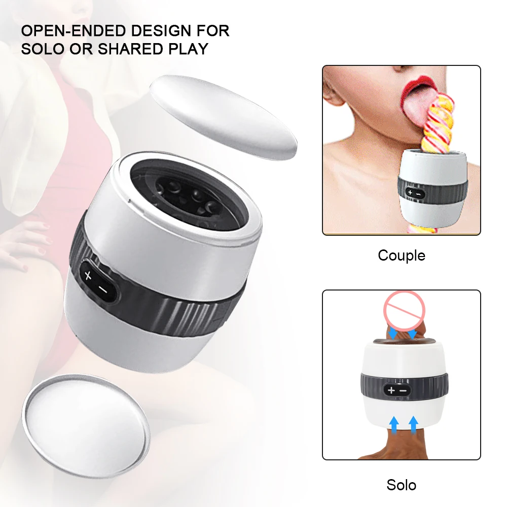 Vagina Masturbation Blowjob Pocket Pussy Hands Free Cups Automatic Male Masturbator Cup for Men Sex Toys Adult Intimate Goods