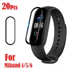 Защитная пленка для Xiaomi Mi Band 4, 5, 20, шт.упак., полное покрытие