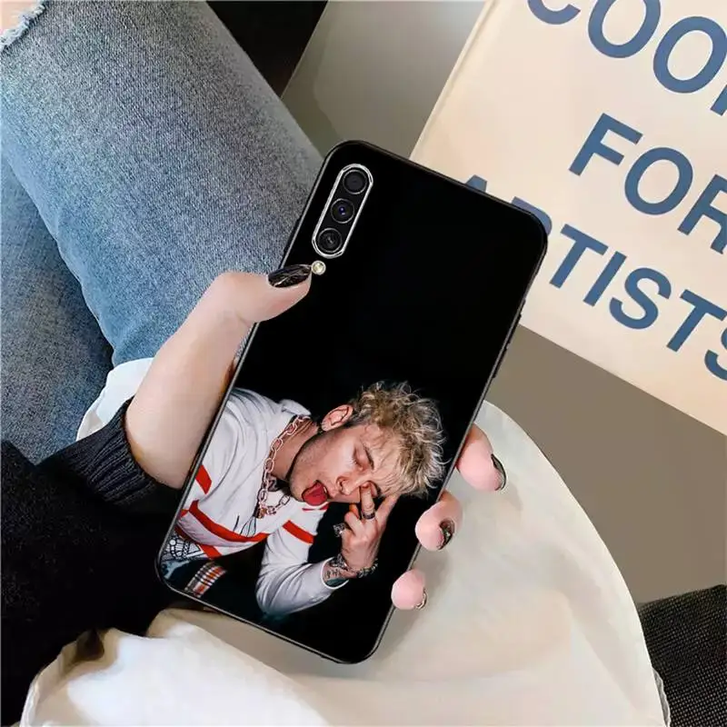 

Machine Gun kelly rapper Phone Case For Samsung galaxy S 9 10 20 A 10 21 30 31 40 50 51 71 s note 20 j 4 2018 plus