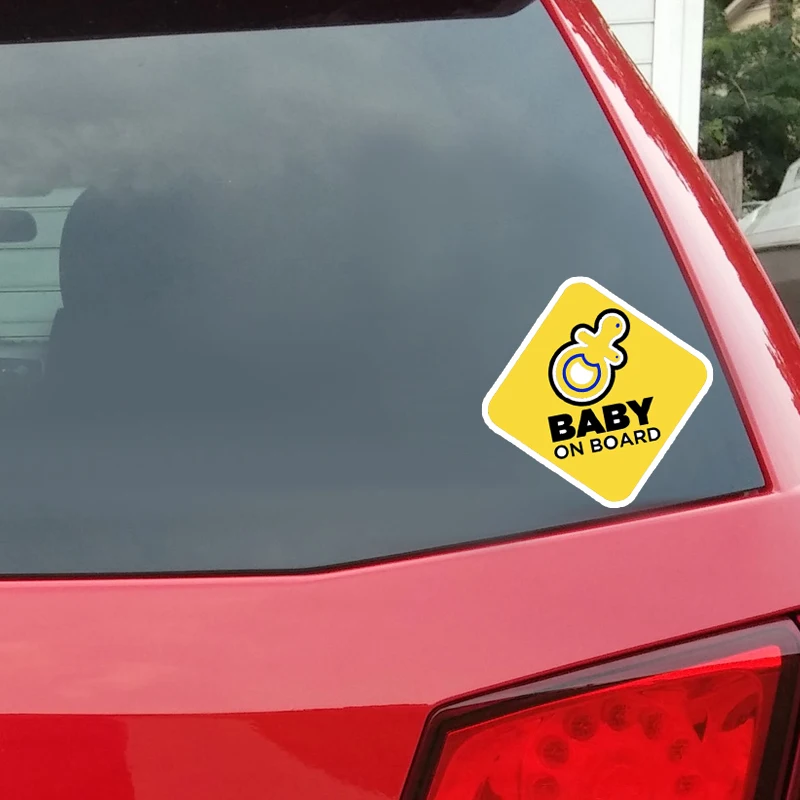 Предупреждающий знак Aliauto стикер для автомобиля мультяшный детский на доске
