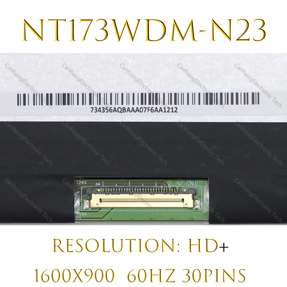 ЖК-дисплей 17 3 дюйма для Lenovo Ideapad 3-17ARE05 81W2 81W5 81WC 72% NTSC Светодиодная панель