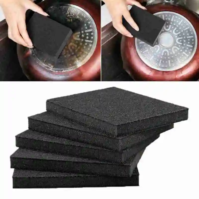 

1 Pcs Multi-Use Heavy Duty Scrub Sponge Extra Thin Eraser Sponge For Kitchen Furniture Bathroom Cleaning Leath Sponges C1E0