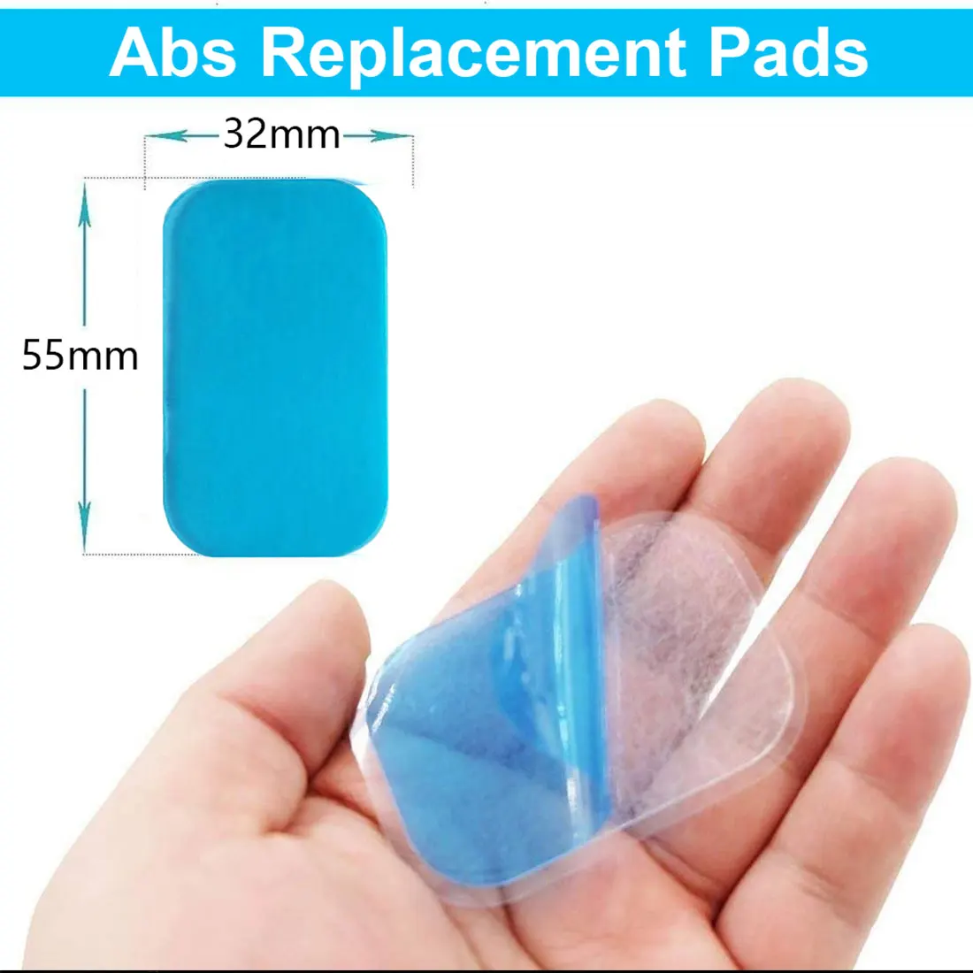 

1/50/100Pcs Hydrogel Smart Fitness Apparatus Abdominal Muscle Patch High Quality Massage Gel Sheet Non-irritating Gel Patch