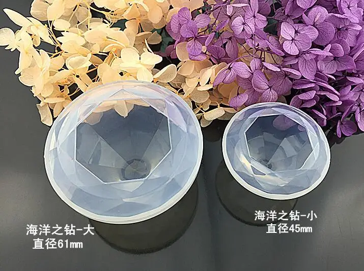 Форма ромба 2 размера силиконовая форма кулон из смолы для изготовления