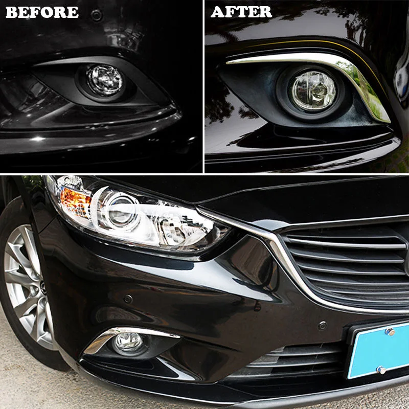 Хромированный противотуманный светильник накладка на переднюю лампу 2 шт. пара