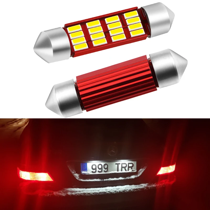 2x светодиодная гирлянда 36 мм C5W CANBUS светильник я лампа для номерного знака Mercedes Benz