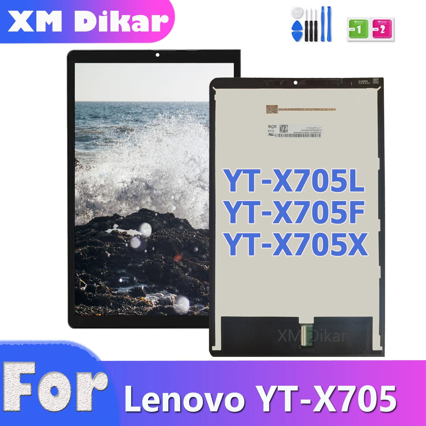 Оригинальный ЖК-дисплей 10 1 дюйма для Lenovo YOGA Tab P10 5 Plus YT-X705 X705L X705F X705N сенсорный