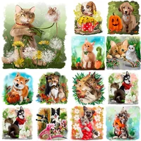 5d diy diamond painting cats and dogs diamond embroidery animal cross stitch full square round drill home decor manual art gift