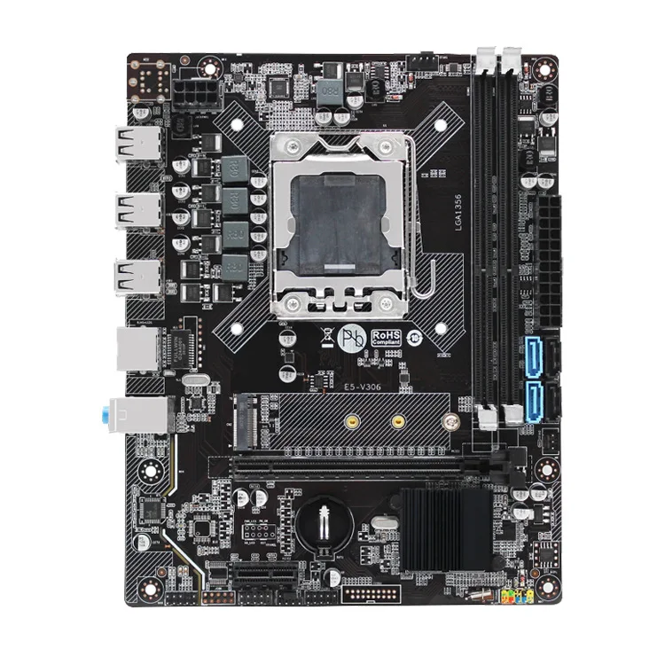 

X79 motherboard set with Xeon LGA 1356 E5 2420 cpu 2pcs x 4GB = 8GB 1333MHz pc3 10600R DDR3 ECC REG memory ram