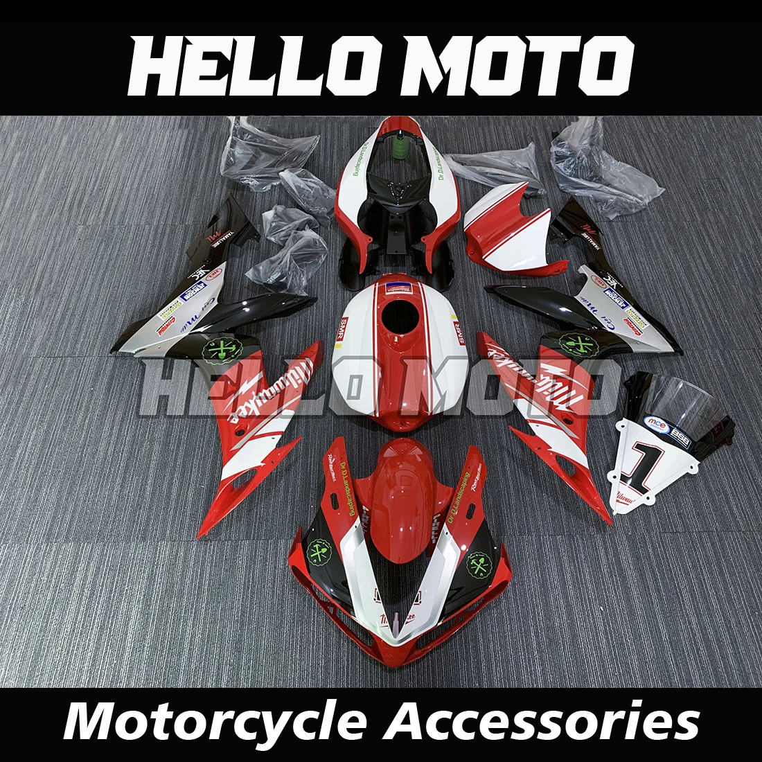 

Подходит для телефона, обтекатель для мотоцикла YZF R1 2004 2005 2006, комплект обтекателей для кузова из АБС-пластика для литья под давлением RN12