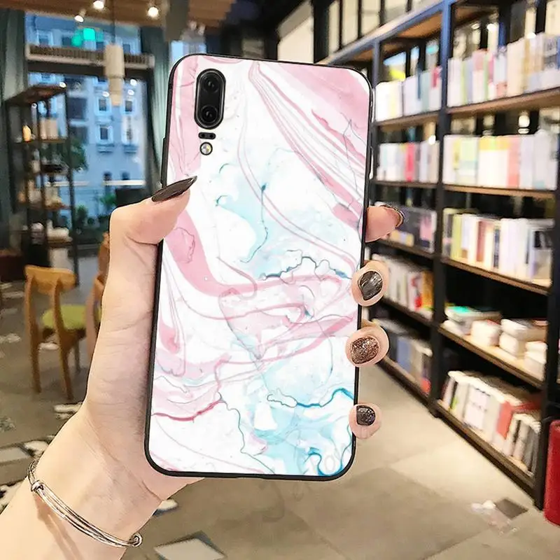 

Colorful pattern marble luxury Phone Case For Huawei honor Mate P 10 20 30 40 Pro 10i 9 10 20 8 x Lite