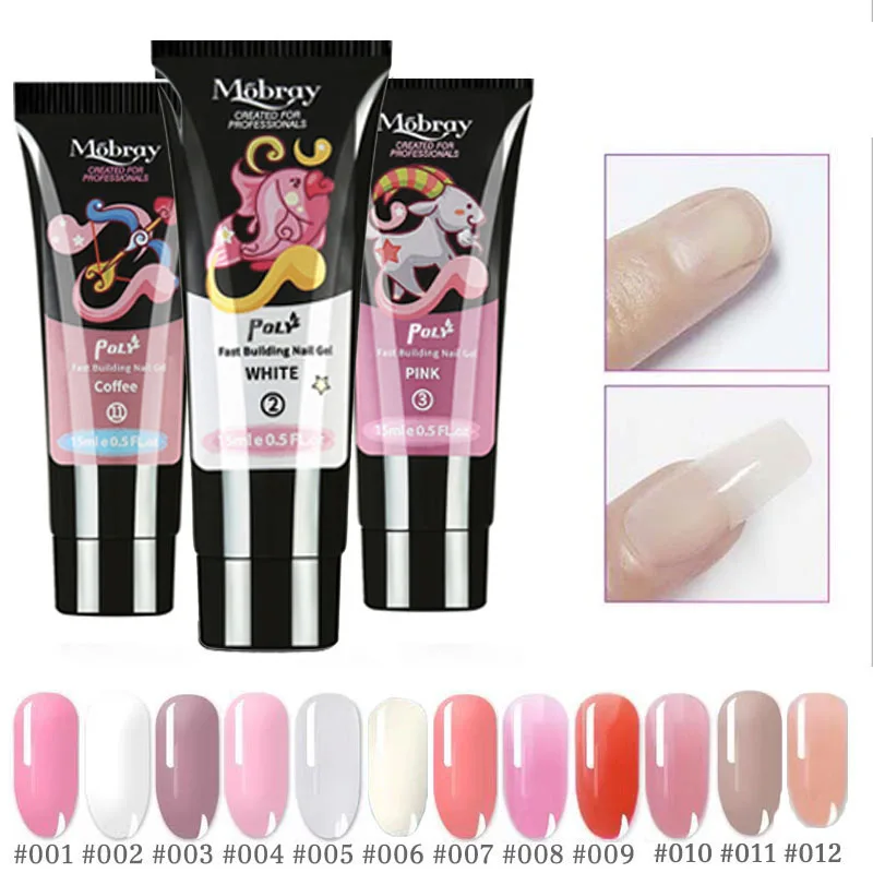 УФ-гель 15 мл для наращивания ногтей светодиодный гель дизайна гелевый акриловый