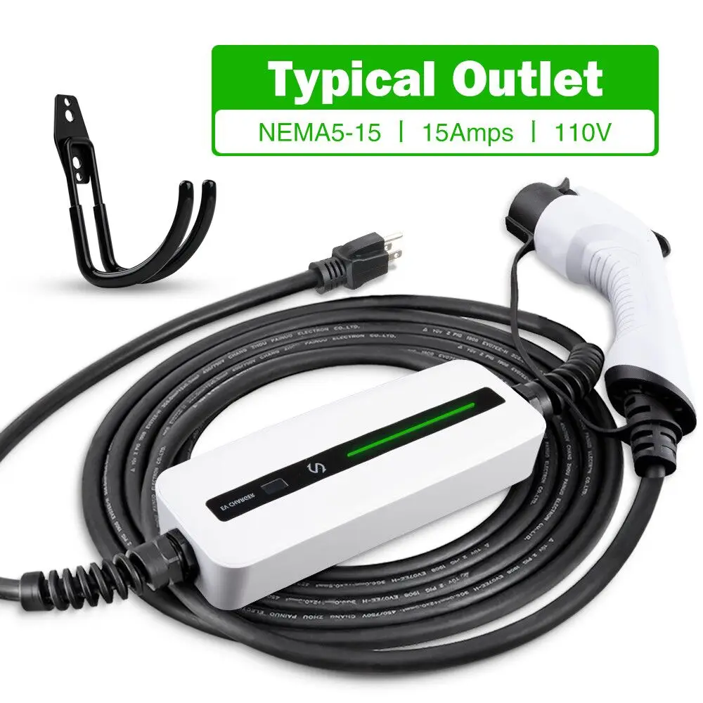 

EV Charger 16A 3.6KW NEMA6-20 Plug Level 2 Portable charging cable EVSE 220V Electric Vehicle Charging Station SAE J1772 7.5m