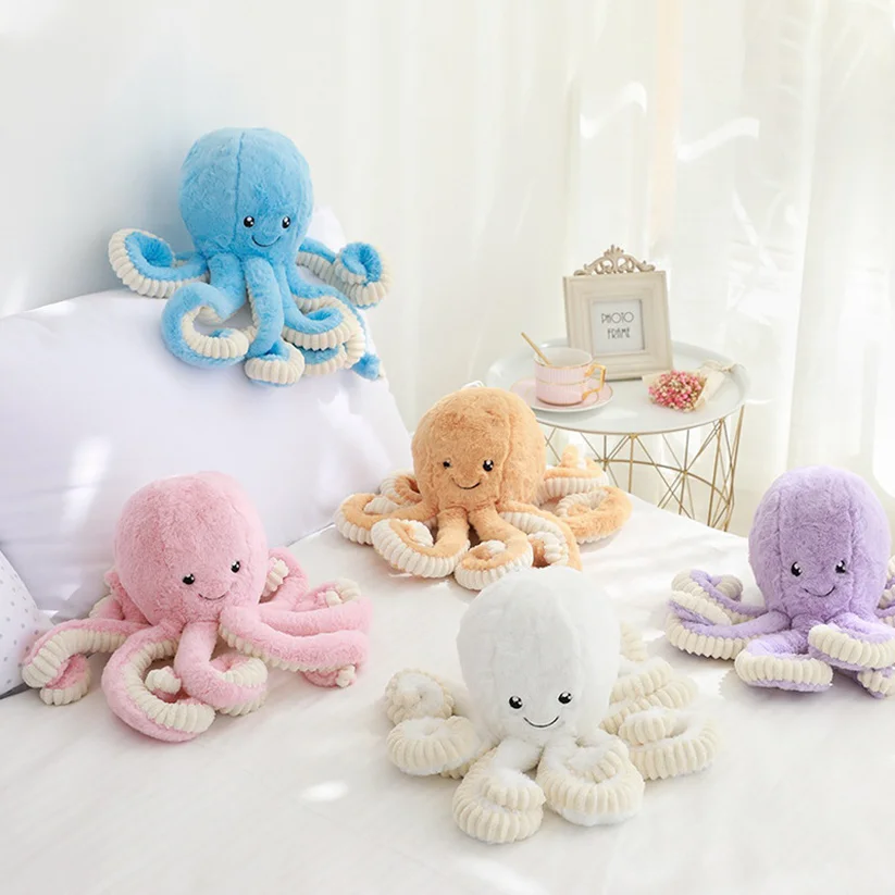 

Simulation Octopus Plush Accessories toys Pendant Plush Stuffed Toys Soft Animal Home decor Cute Animal Baby Bedding Dolls Gifts