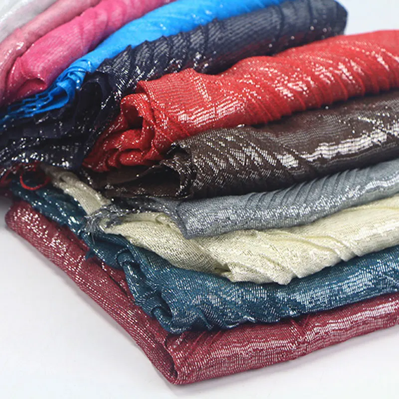 Блестящие шелковые шарфы женский платок атласный головной хиджаб женская