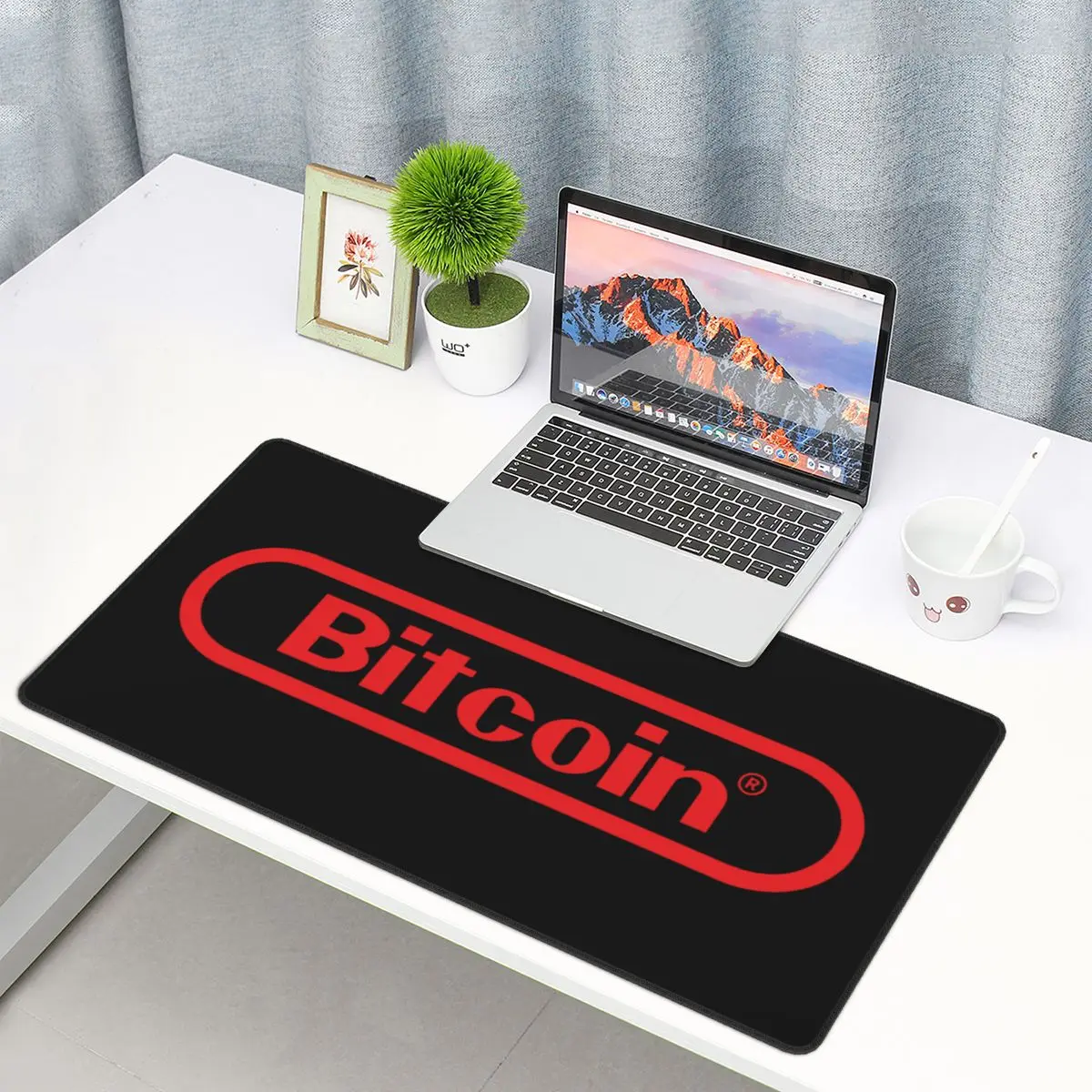 

Bitcoin Crypto Coin Cryptocurrency Keyboard Mouse Mat Mousepad Large Gaming Waterproof Computer Mouse pad