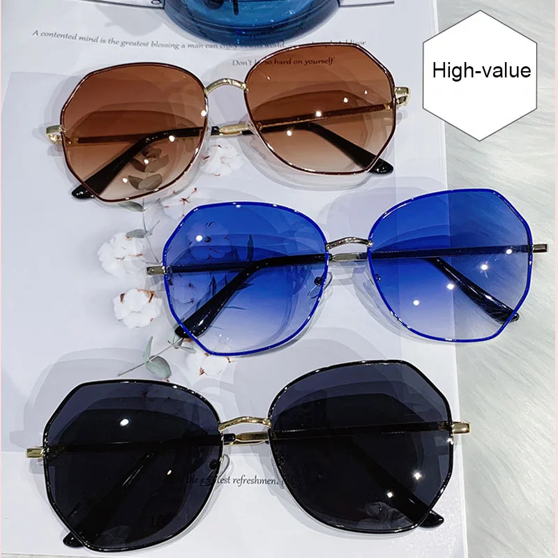 

Transparent Computer Glasses Big Frame Women Men Anti Blue Light Round Eyewear Blocking Glasses Optical Spectacle Eyeglasses
