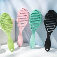curved vent brush wet brush pro flex dry with nylon bristle for blow styling hair brush for men women long thick tangles