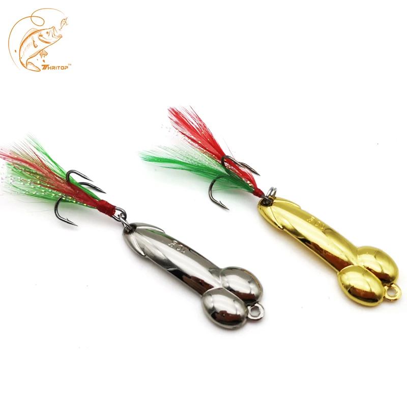 Thritop металлическая приманка для ловли с ложкой рыбалки крюком высокое качество
