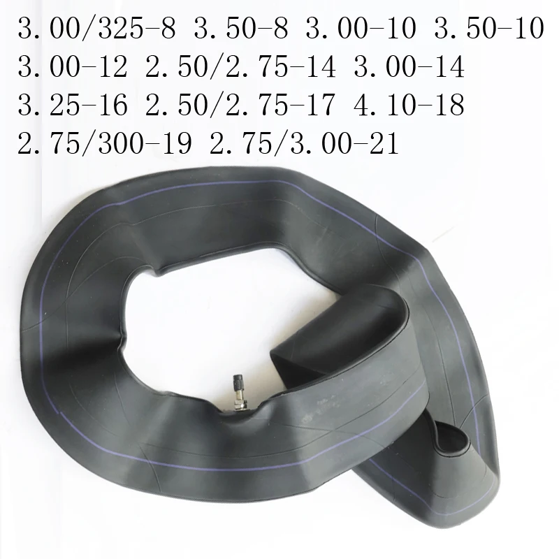 

Motorcycle inner tube 2.50 / 2.75 / 3.00 / 3.50 / 4.10/ 3.25-8-10-12-14-17-16-18-19-21 Motorcycle tricycle ATV