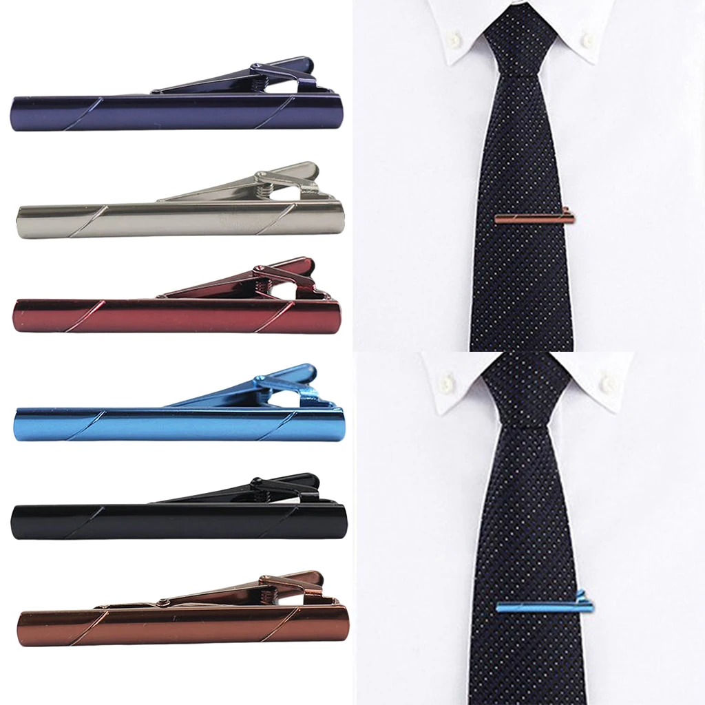 

Men's Tie Clip Clasp Bar - Copper Necktie Clip Pin Bar, Tie Bar Regular Ties Clip Pin Bar Skinny Tie Clip for Men