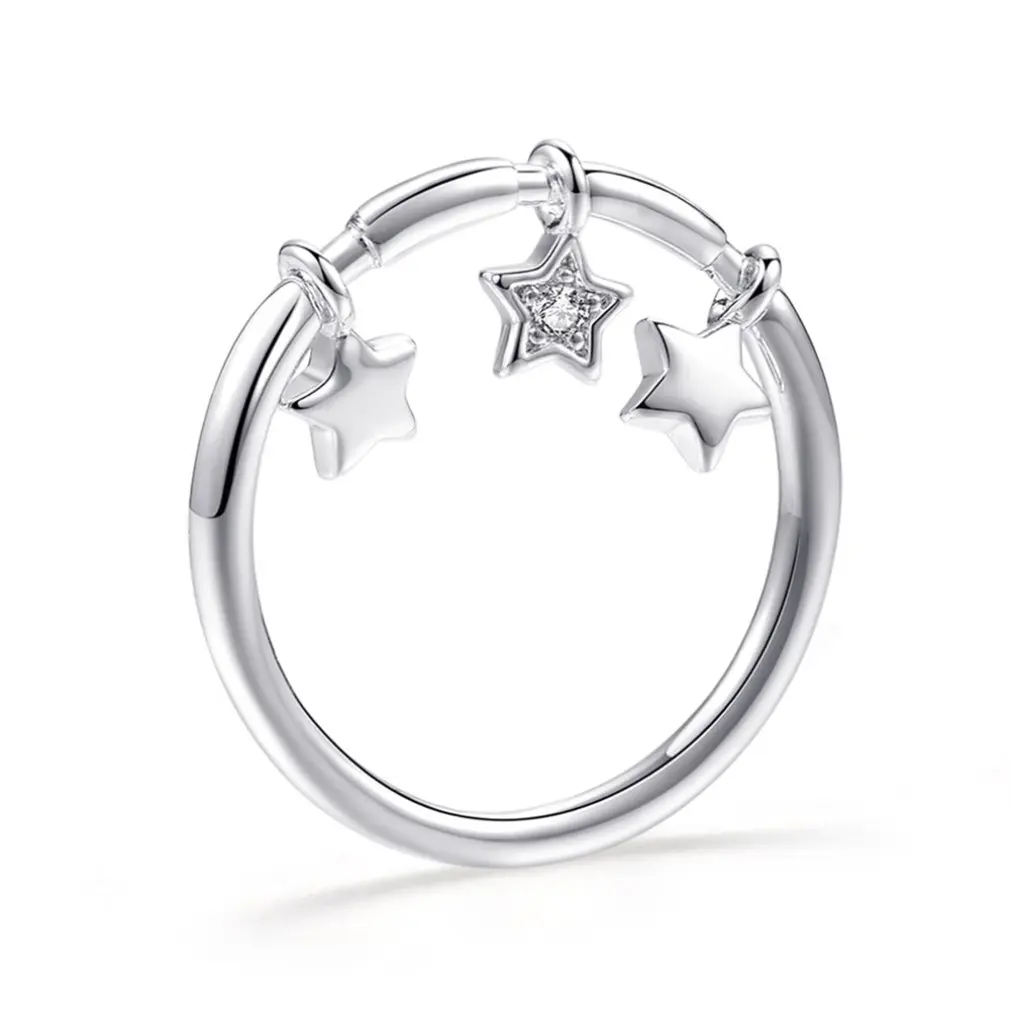 Женское кольцо с подвеской в виде звезд|Кольца| |