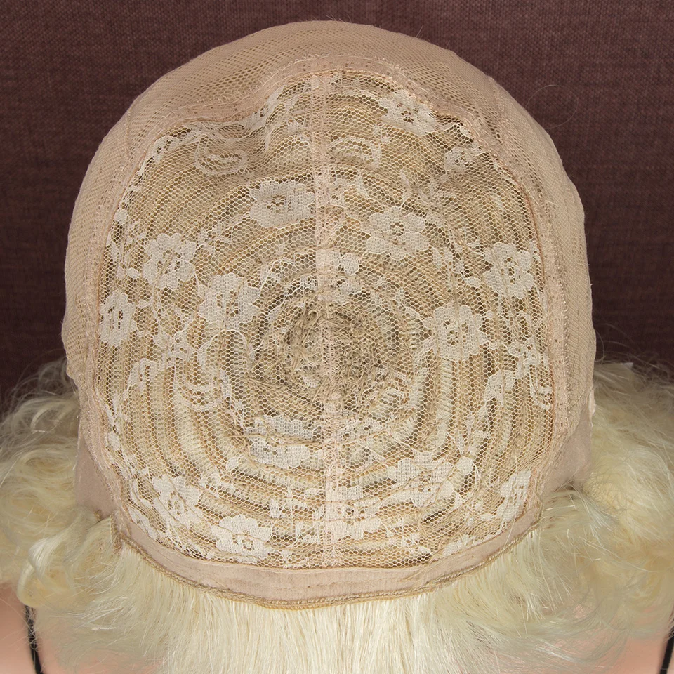 

NATURE Wig Cosplay Afro Kinky Curly Hair Bangs 613 Brown Pink Fake Hair High Temperature Fiber Synthetic Wigs For Black Women