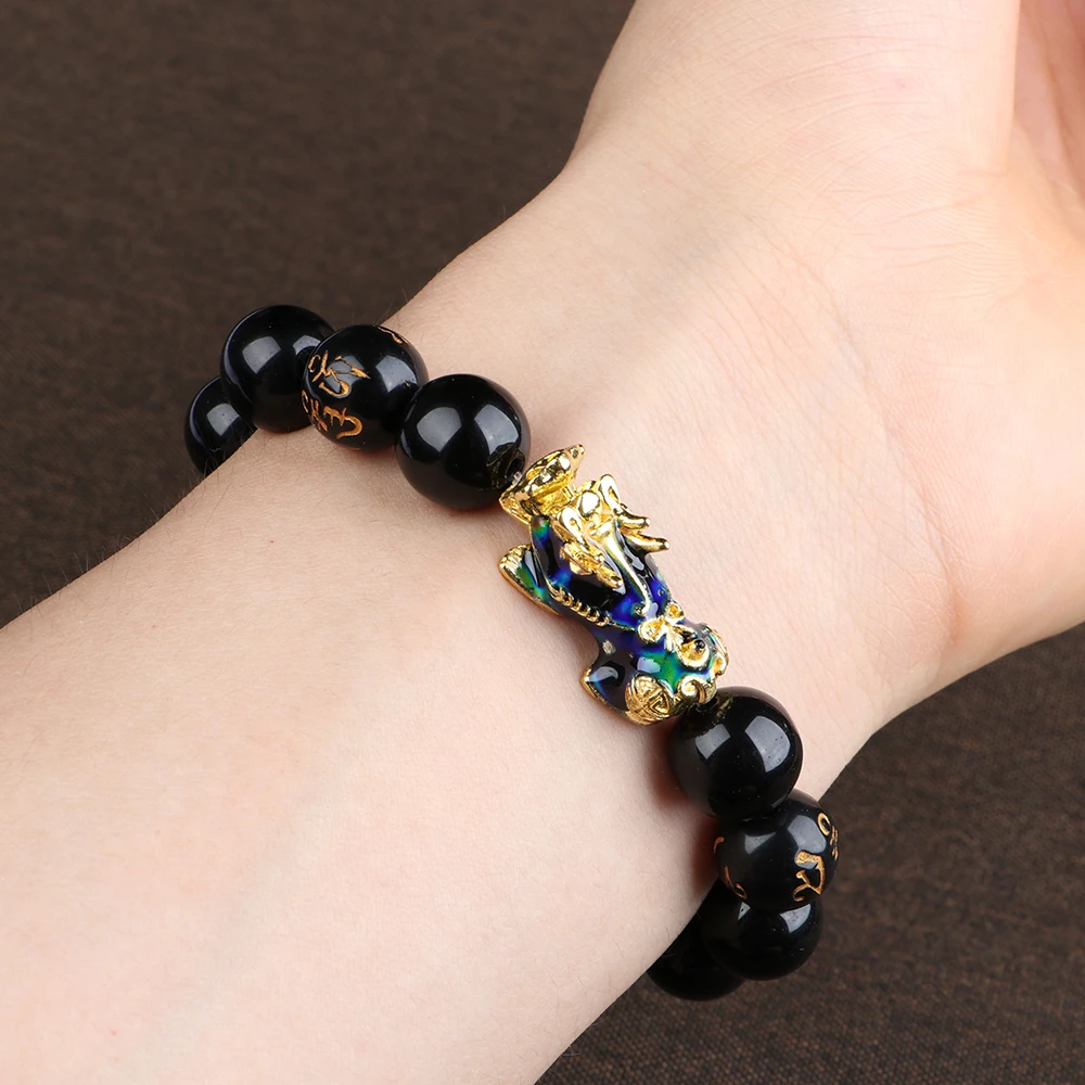 2019 буддистские браслеты и Pixiu храбрые войска новые меняющие цвет энергия на удачу
