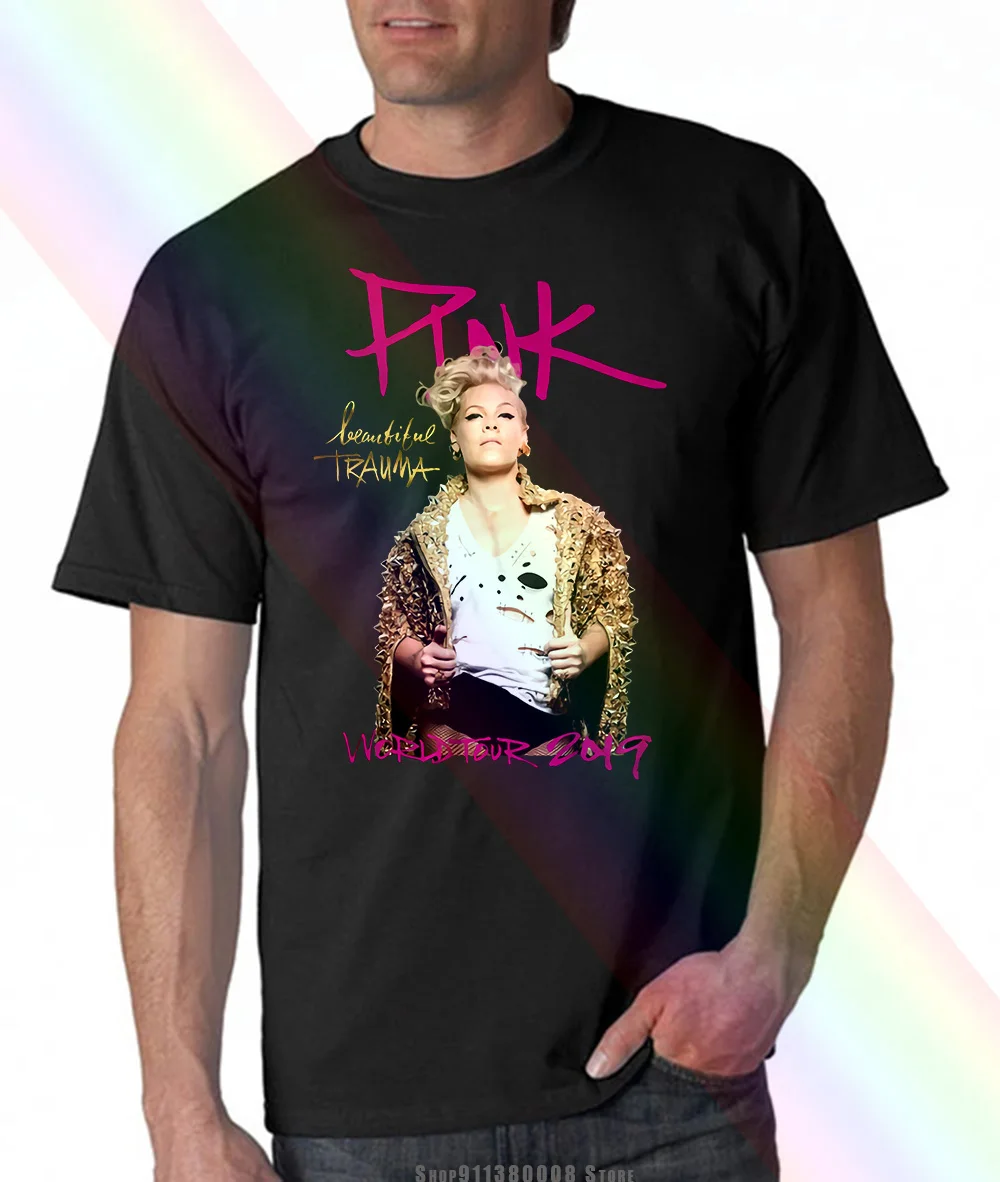 P Nk розовая футболка с красивой травмой во всем мире музыкальная Merch 2019 Оскар